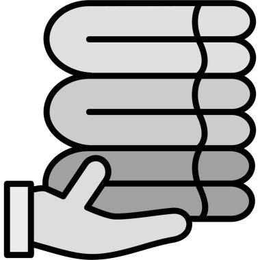 el simgesi vektör illüstrasyonu