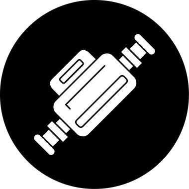 Modern oto tamir simgesinin vektör illüstrasyonu