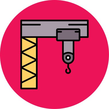 Modern yapı simgesinin vektör illüstrasyonu