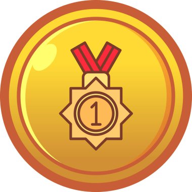 Rozet madalyası ikonu - stil