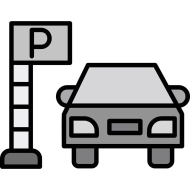 park simgesi vektör illüstrasyonuName