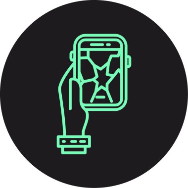 smartwatch simge vektör çizimi