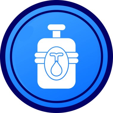 su damlası simgesi, basit illüstrasyon