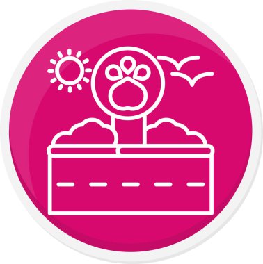 Vektör illüstrasyonu, simge ögesi biçimi