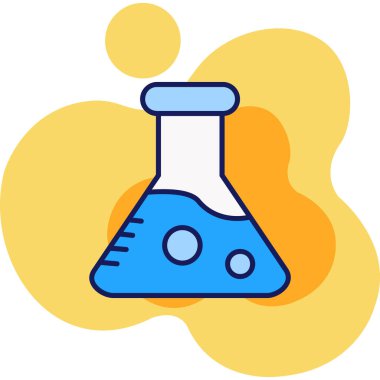 Bilim ve teknoloji vektör simgesi.