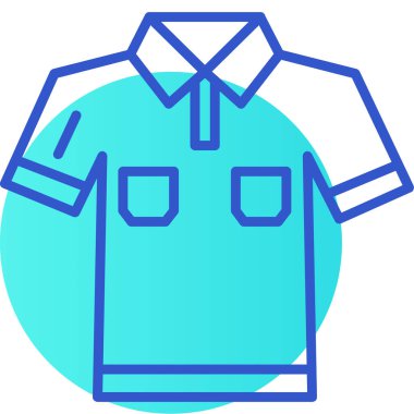 Gömlek. Web simgesi basit illüstrasyon