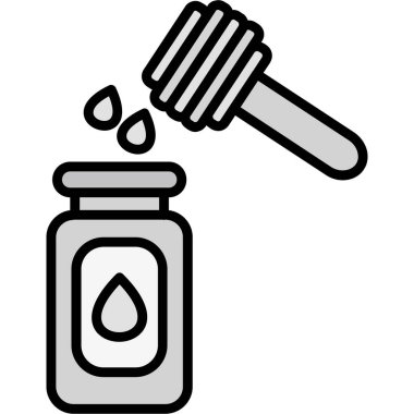 şişe simgesi, vektör illüstrasyonu