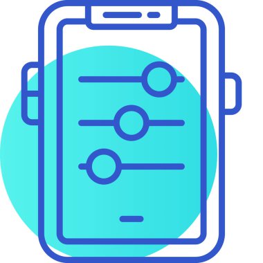 cep telefonu ikonu vektör illüstrasyonu