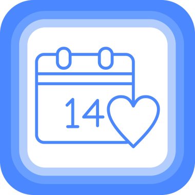 Takvim simgesi vektör illüstrasyonu