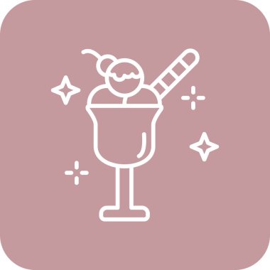 Krem simgesi, vektör illüstrasyonu