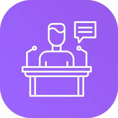 İş simgesinin vektör illüstrasyonu