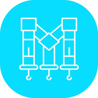 Bir hediye simgesinin vektör illüstrasyonu