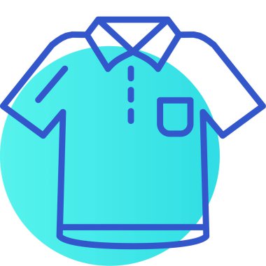 giysi simgesi, vektör illüstrasyonu