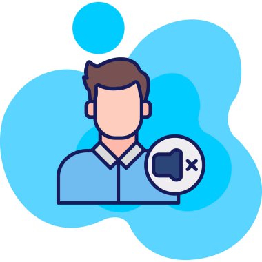 kullanıcı. Web simgesi basit illüstrasyon