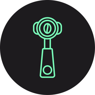 Benzersiz vida kabartma vektör simgesi