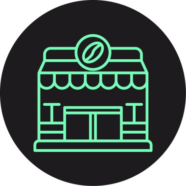 kahve simgesi, vektör illüstrasyonu basit tasarım