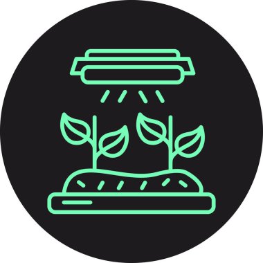 Ağaç simgesinin vektör illüstrasyonu