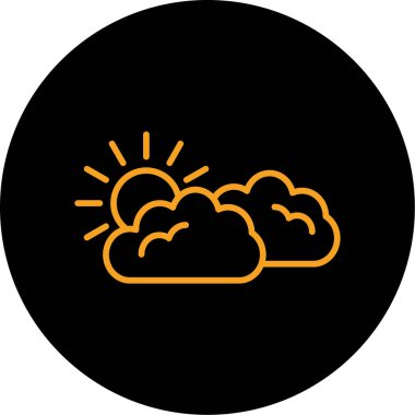 Hava simgesinin vektör illüstrasyonu