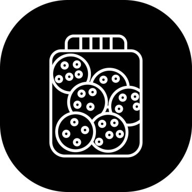 Gıda simgesinin vektör illüstrasyonu