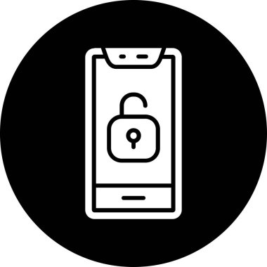 ikon vektör illüstrasyonunu kilitle