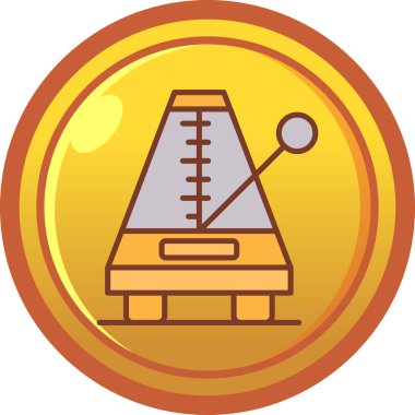 Düz stil golf sopası simgesi