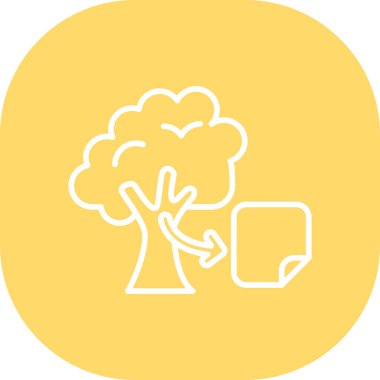 Vektör Ağacı Simgesi illüstrasyonu