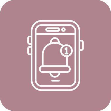 - Telefon. Web simgesi basit illüstrasyon