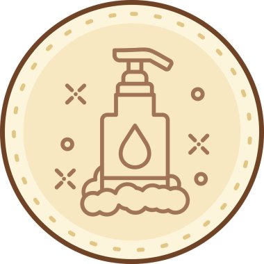 duş ikonu vektör illüstrasyonu