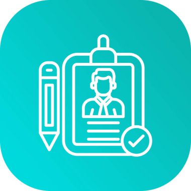 Pano simgesinin vektör illüstrasyonu