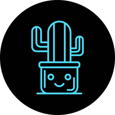 Şirin bir simgenin vektör illüstrasyonu