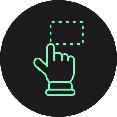 parmak jest simgesi katı biçimli