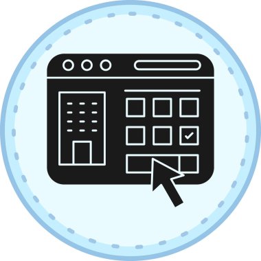 Web tasarım simgesi. vektör illüstrasyonu