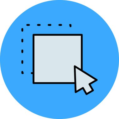 İllüstrasyon için web simgesi, vektör arkaplanı