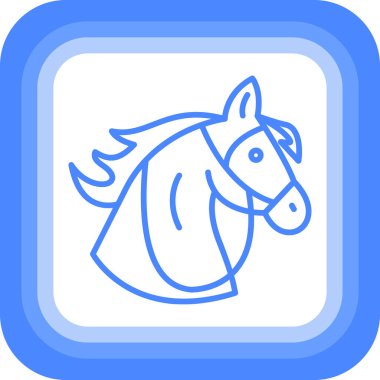 At. Web simgesi basit illüstrasyon