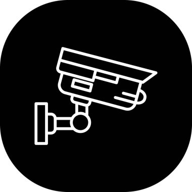 Kapalı devre kamera. Basit simge