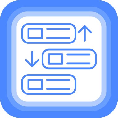 Yön ok simgesi, vektör illüstrasyonu