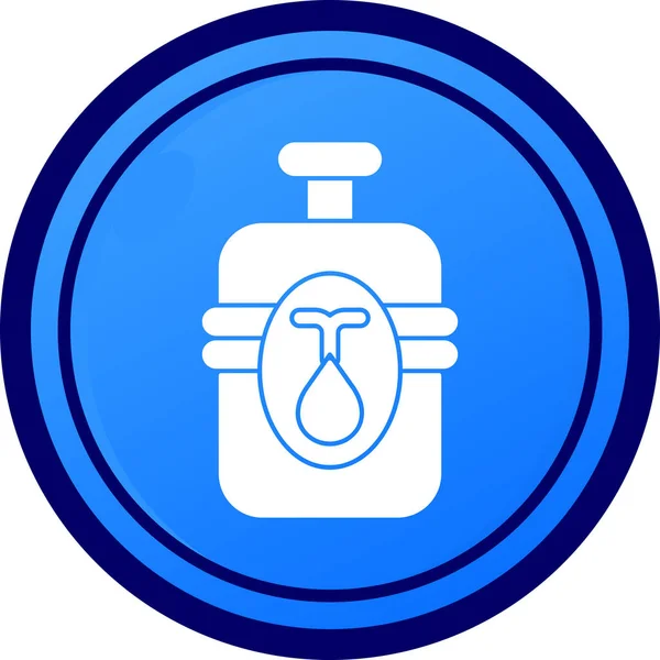 su damlası simgesi, basit illüstrasyon