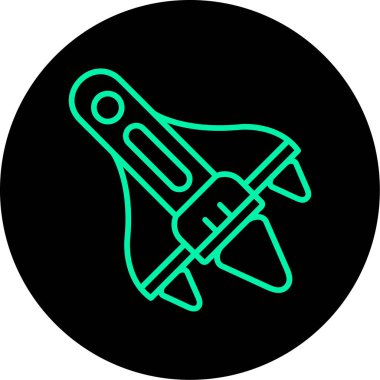 uçak simgesi, vektör illüstrasyonu