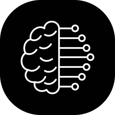 Vektör Beyin simgesi illüstrasyonu