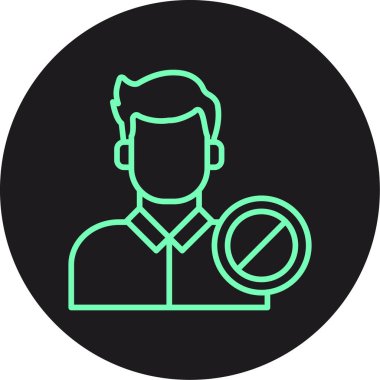 vektör kullanıcı simgesi, basit illüstrasyon