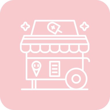 Gıda simgesinin vektör illüstrasyonu