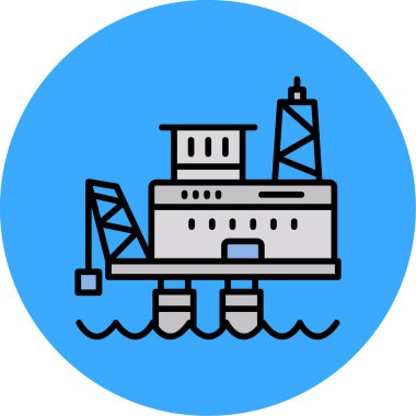 Gemi. Web simgesi basit illüstrasyon