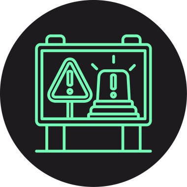 vektör Uyarı simgesi illüstrasyonu