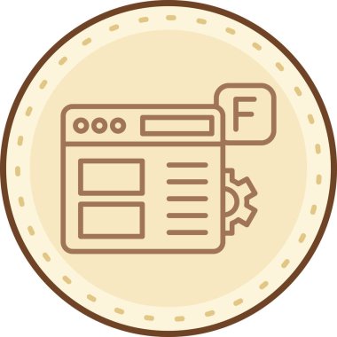 seo modern simgesinin vektör illüstrasyonu