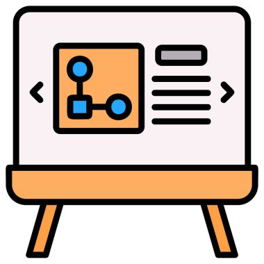 şebeke. Web simgesi basit illüstrasyon