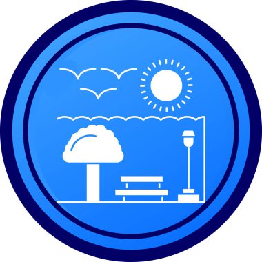 Modern simgenin vektör illüstrasyonu