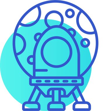 robot. Web simgesi basit illüstrasyon