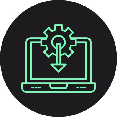 Vektör ayarı Simge illüstrasyonu