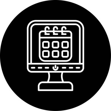 Moda Biçiminde Hesaplayıcı Simgesi İzole Arkaplan