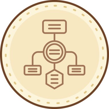 veri ağı vektör çizimi doldurulmuş özet biçimi